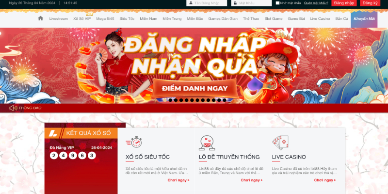 Hướng dẫn Đăng nhập Lixi88 đơn giản, nhanh chóng và tiện lợi