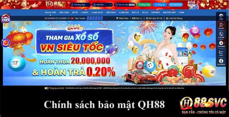 Chính sách bảo mật QH88 là gì?